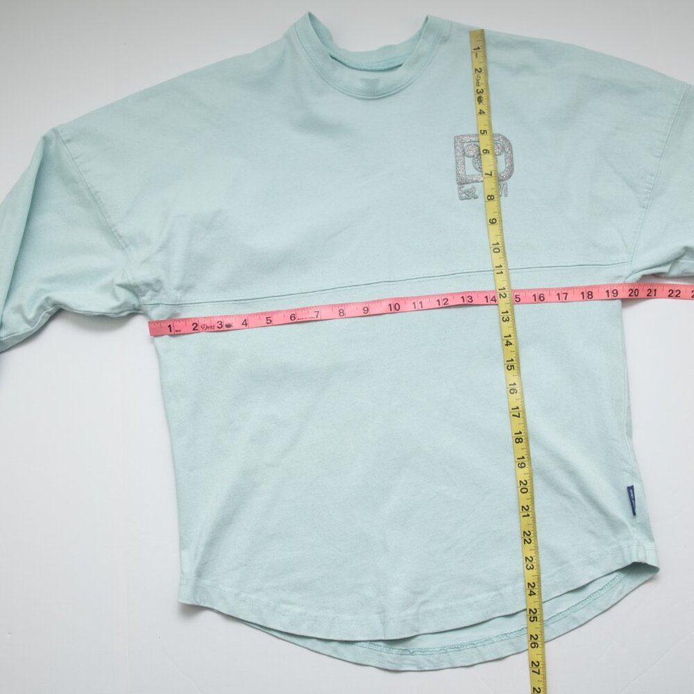 Walt Disney World Arendelle Spirit Jersey Filter Silver Aqua Blue Size XS - Picture 6 of 7